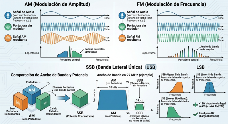 Tipos de modulación